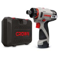 Дрель аккумуляторная CROWN  CT21072HBX-2 BMC патрон 1/4 HEX