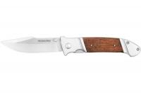 Нож складной WORKPRO 85/195мм  с деревянной накладкой, WP381001