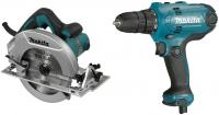 Набор электроинструмента Makita DK0118 (ц/пила HS7600  + шуруповерт DF0300)