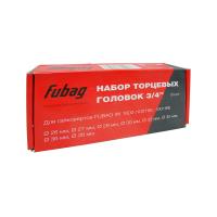 Набор торцевых головок для гайковертов Fubag (3/4", 8 шт., 26-38 мм)